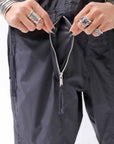 【thom/krom】 UNISEX EASY COTTON PANTS MP34_BLACK