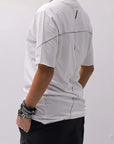 【thom/krom】 UNISEX REGULAR FIT COTTON TEE MTS924_OFF WHITE