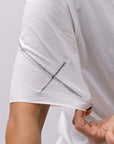 【thom/krom】 UNISEX REGULAR FIT COTTON TEE MTS924_OFF WHITE