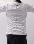 【thom/krom】 UNISEX REGULAR FIT COTTON TEE MTS924_OFF WHITE