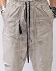 【thom/krom】 UNISEX EASY COTTON PANTS MP34_VEGETAL STONE