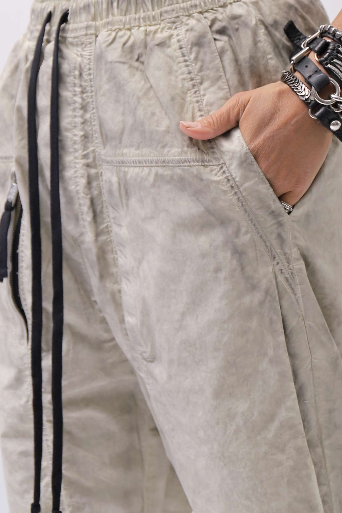 【thom/krom】 UNISEX EASY COTTON PANTS MP34_VEGETAL STONE