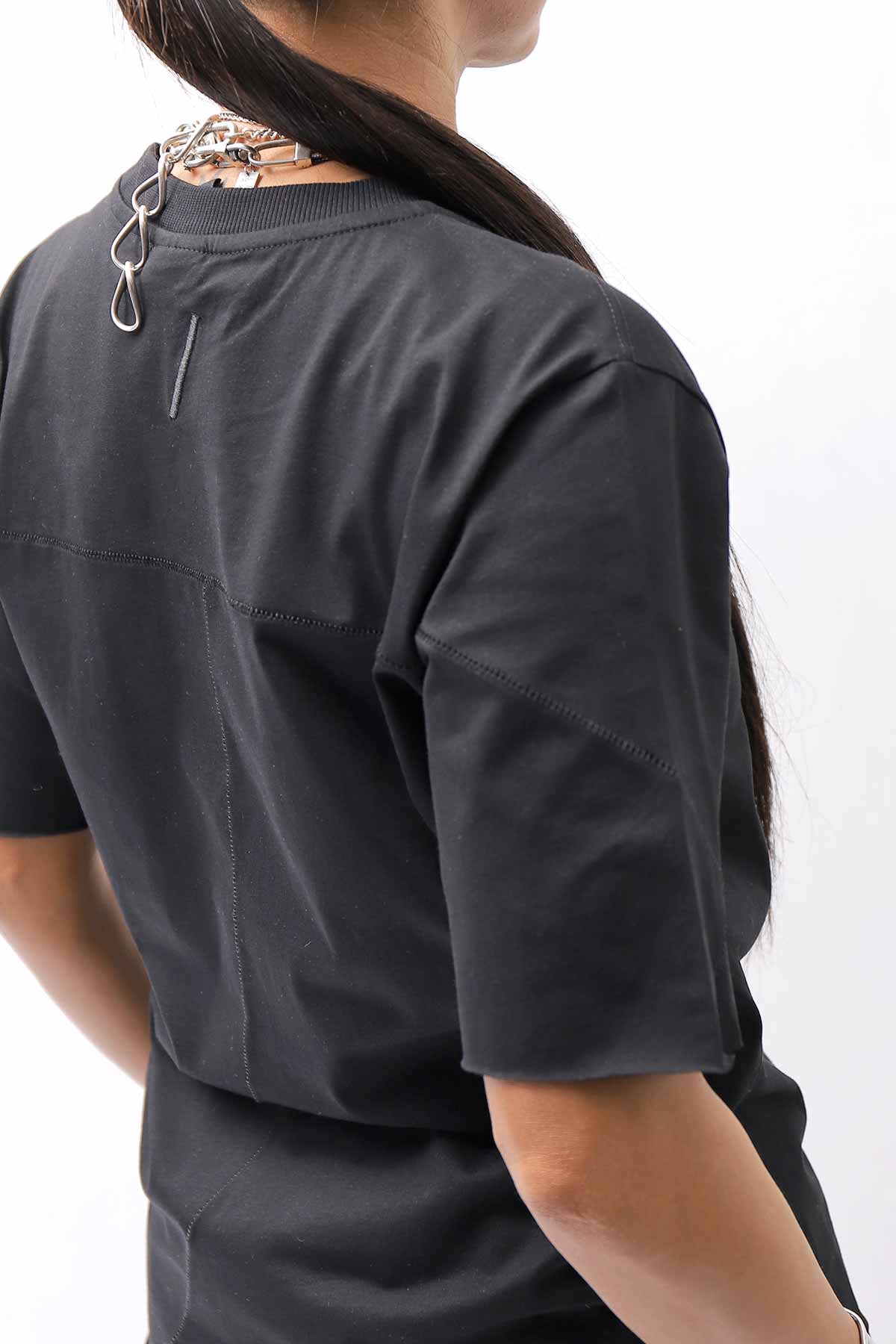 【thom/krom】 UNISEX REGULAR FIT COTTON TEE MTS924_BLACK