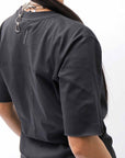 【thom/krom】 UNISEX REGULAR FIT COTTON TEE MTS924_BLACK
