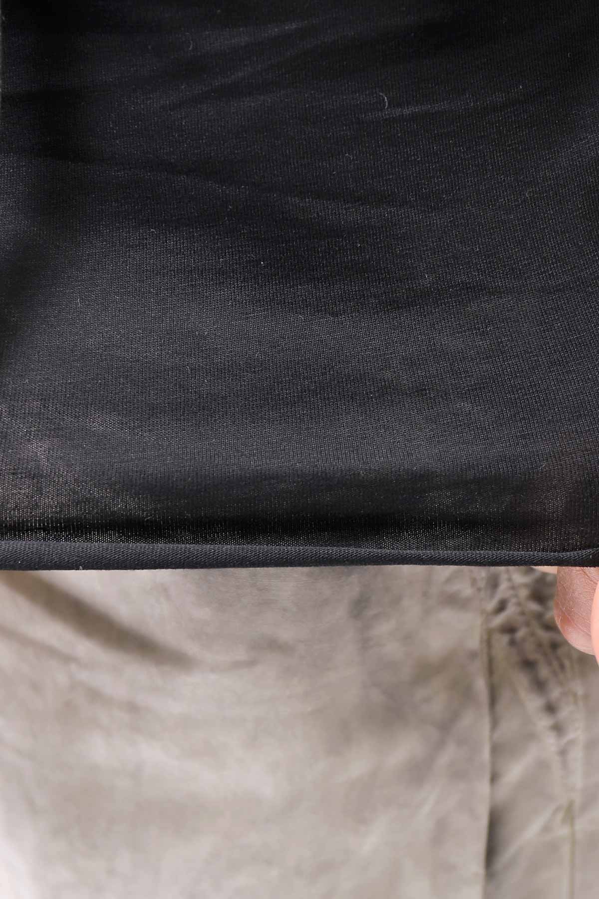 【thom/krom】 UNISEX REGULAR FIT COTTON TEE MTS924_BLACK