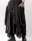 【sanctamuerte】 LAYERED ASYMMETRY SKIRT SM33_BLACK