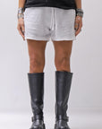 【thom/krom】 LIGHT SWEAT SIDE-CUT SHORTS WST432_SPRAY GREY
