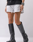 【thom/krom】 LIGHT SWEAT SIDE-CUT SHORTS WST432_SPRAY GREY