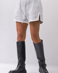 【thom/krom】 LIGHT SWEAT SIDE-CUT SHORTS WST432_SPRAY GREY