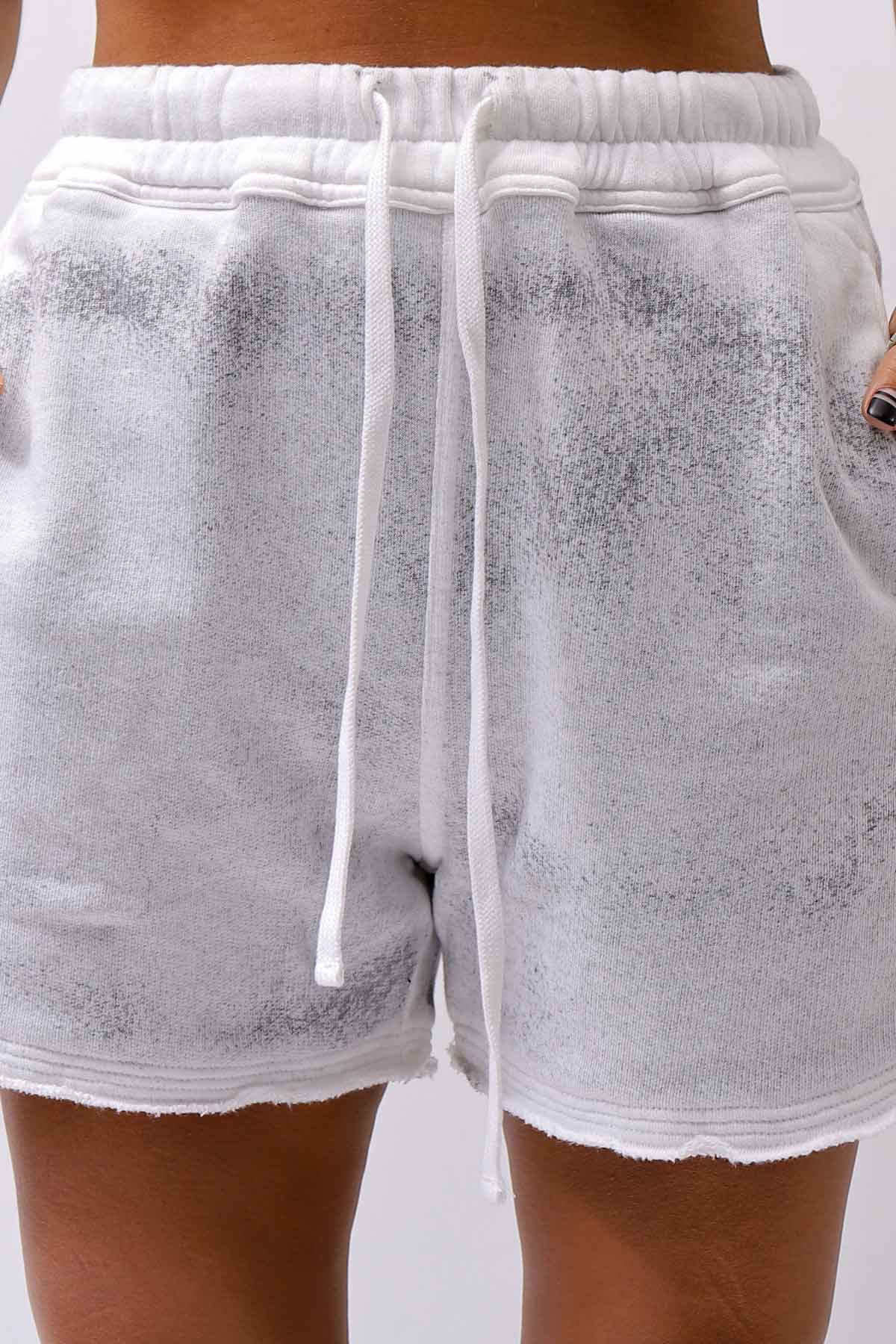 【thom/krom】 LIGHT SWEAT SIDE-CUT SHORTS WST432_SPRAY GREY