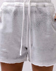 【thom/krom】 LIGHT SWEAT SIDE-CUT SHORTS WST432_SPRAY GREY