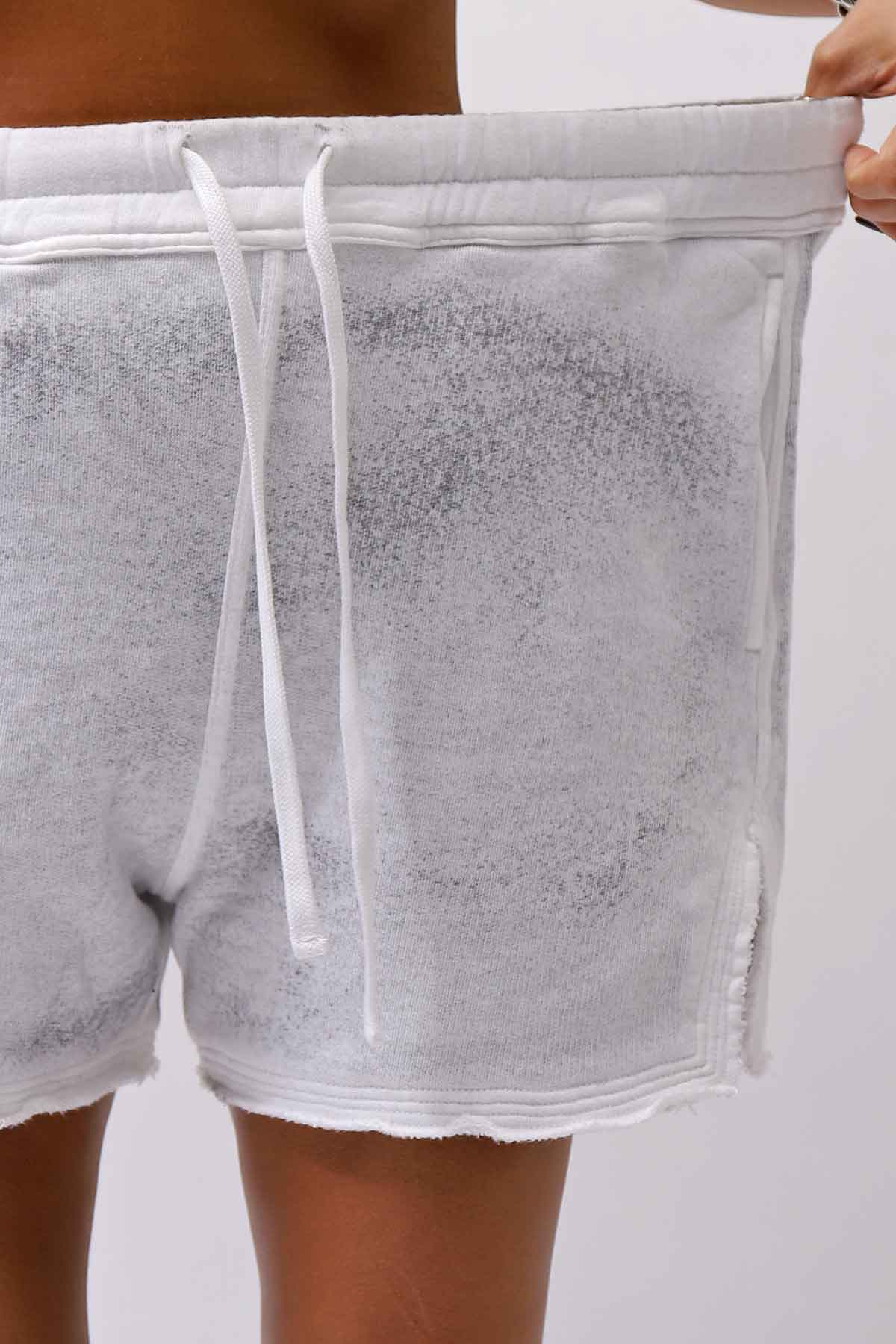 【thom/krom】 LIGHT SWEAT SIDE-CUT SHORTS WST432_SPRAY GREY