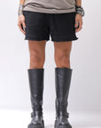 【thom/krom】 LIGHT SWEAT SIDE-CUT SHORTS WST432_BLACK