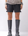 【thom/krom】 LIGHT SWEAT SIDE-CUT SHORTS WST432_BLACK