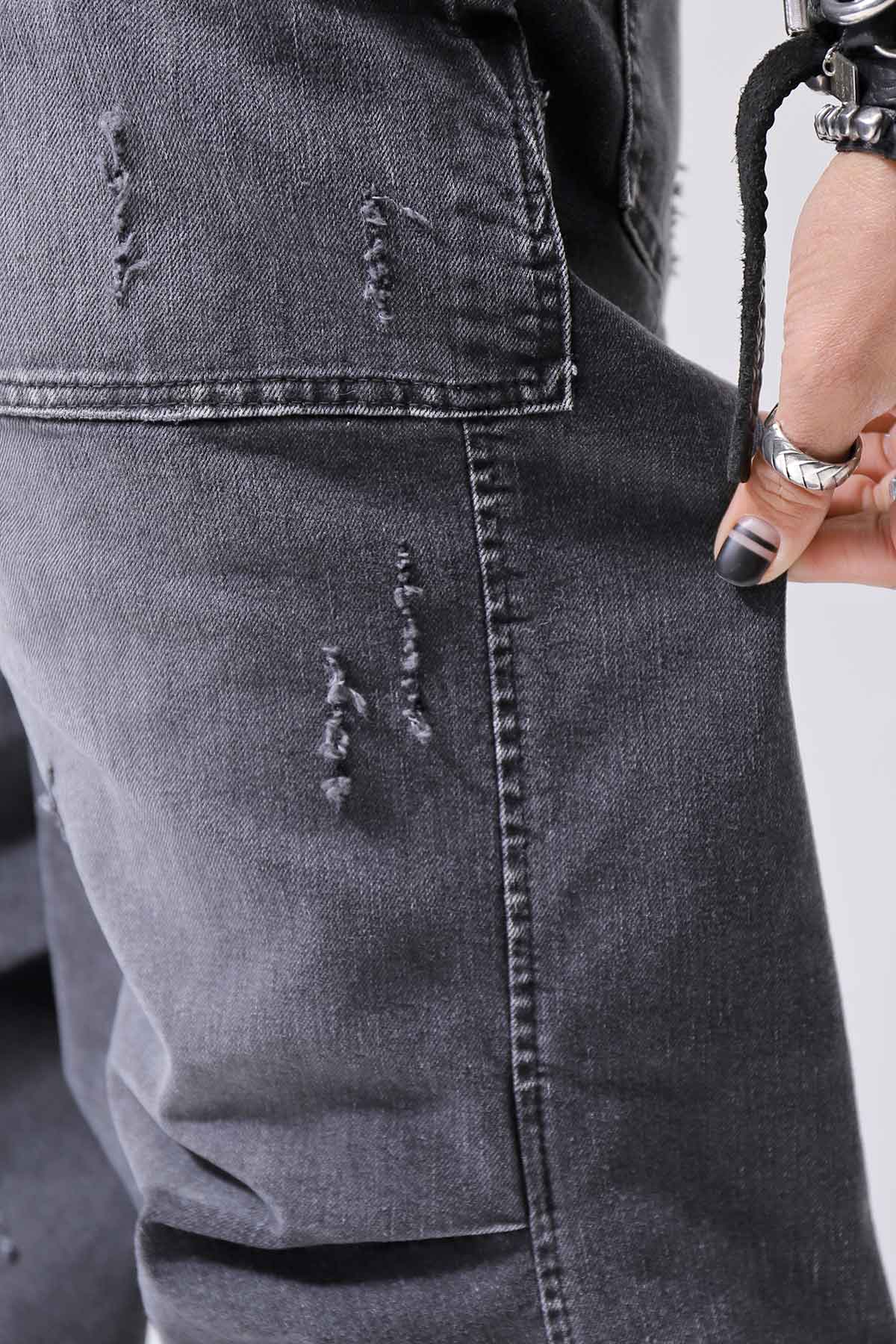 【bajra】 UNISEX SARROUEL SUPER STRETCH COTTON DENIM PANTS 159QP03_USED BLACK WASH