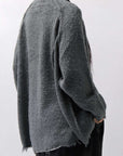 【RUNDHOLZ】 OVERSIZED GRUNGE SILK KNIT_SEAWEED
