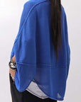 【RUNDHOLZ】 UNISEX OVER SIZED PAPER COTTON TOP _ELECTRIC CLOUD