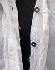 【RUNDHOLZ】 COTTON CHIFFON SHIRT DRESS _SEAFOAM FOG