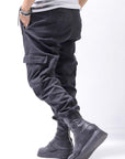 【Andrea Ya'aqov】 UNISEX DENIM CARGO PANTS DEN60_BLACK