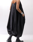 【RUNDHOLZ】 BALLOON OPEN SHIRT DRESS _BLACK