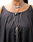 【RUNDHOLZ】 BALLOON OPEN SHIRT DRESS _BLACK
