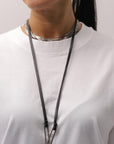 【thom/krom】 UNISEX COTTON THREE-QUARTER SLEEVE TEE MTS852_OFF WHITE