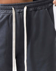 【NOSTRASANTISSIMA】SWEAT COTTON WIDE EASY PANTS FP141_BLACK
