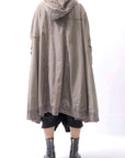 【RUNDHOLZ】 UNISEX ZIPED POCKETS＆HOOD LONG COAT 260 1208_DUNE