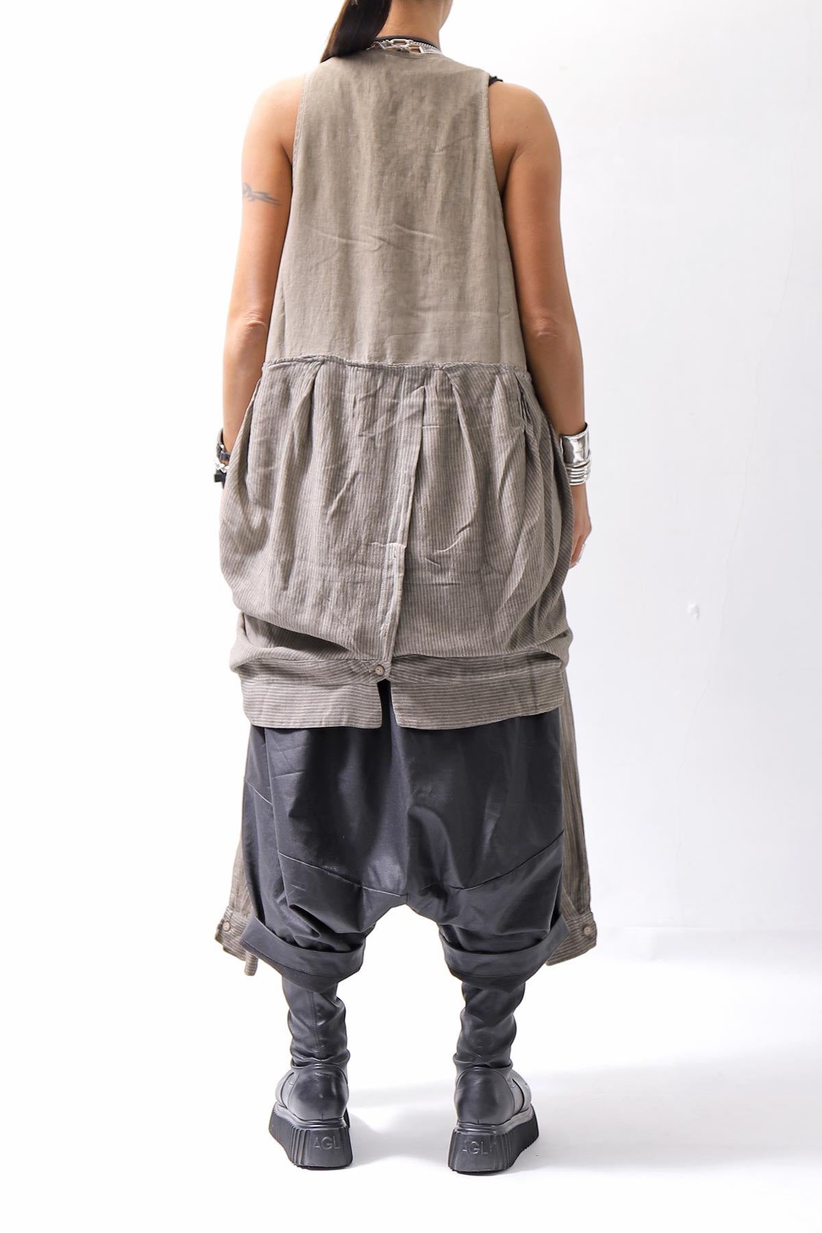 【studio b3】 MULTIWAY TOP&amp;SLEEVELESS TOP SET NB2156_SAND OLD DYE