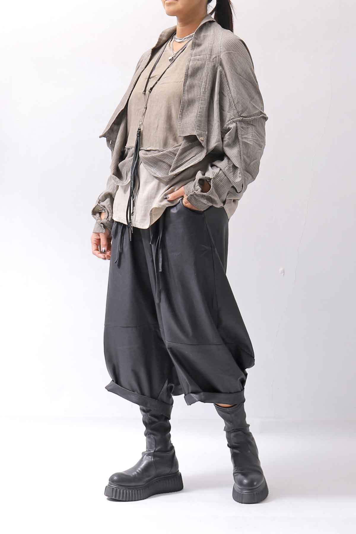 【studio b3】 MULTIWAY TOP&amp;SLEEVELESS TOP SET NB2156_SAND OLD DYE
