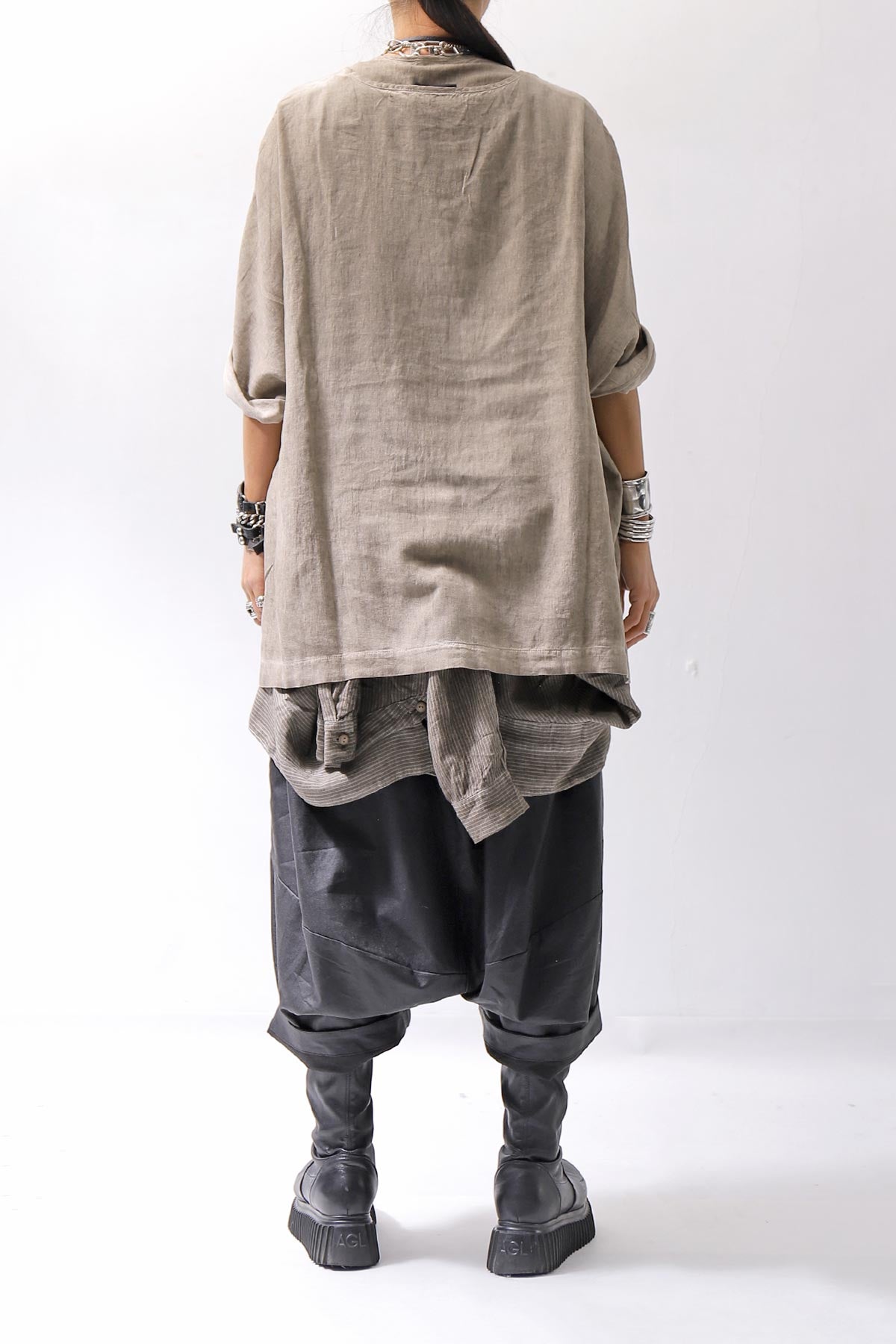 【studio b3】 MULTIWAY TOP&amp;SLEEVELESS TOP SET NB2156_SAND OLD DYE