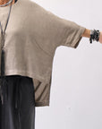 【studio b3】 MULTIWAY TOP&SLEEVELESS TOP SET NB2156_SAND OLD DYE