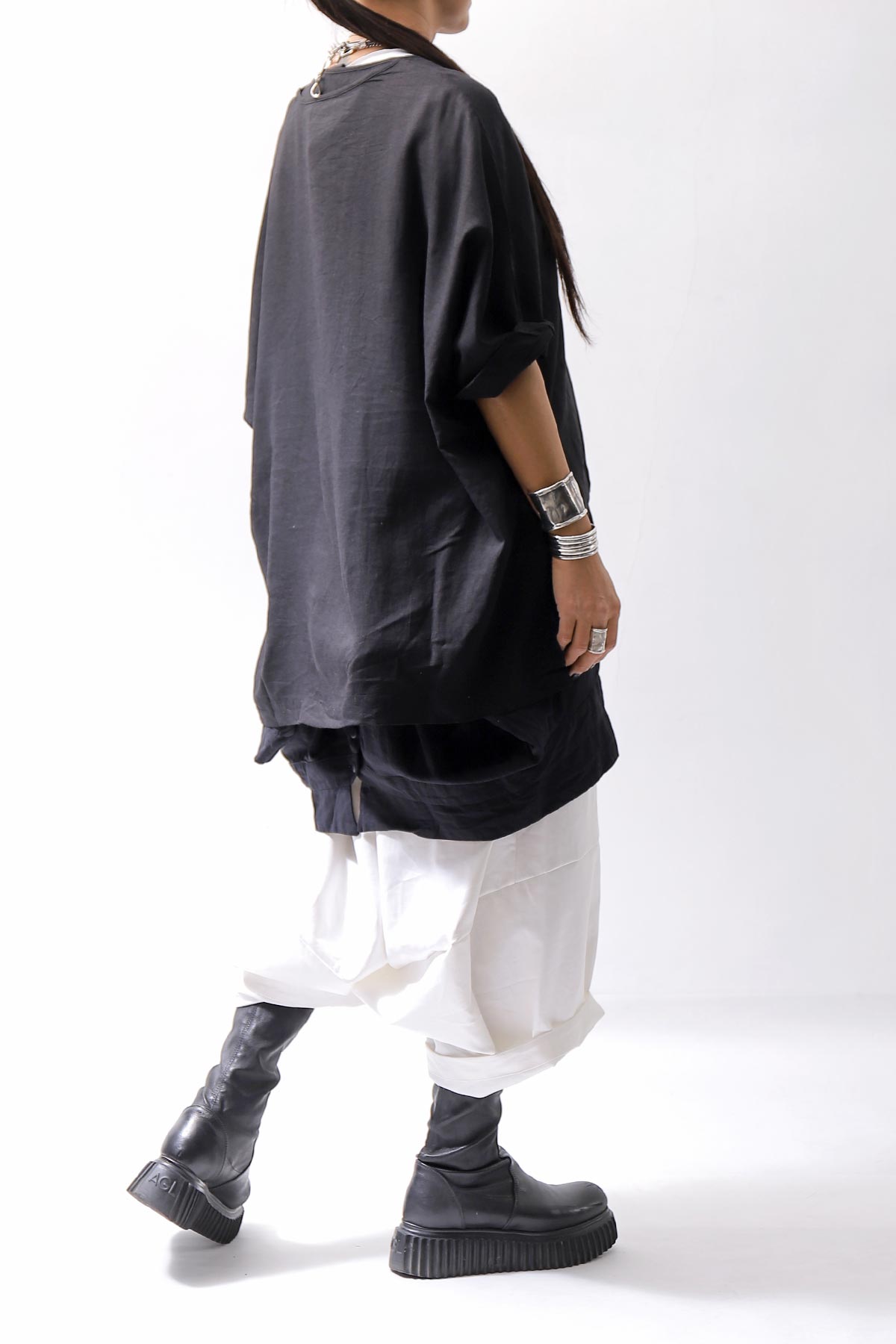 【studio b3】 MULTIWAY TOP&amp;SLEEVELESS TOP SET NB2156_BLACK