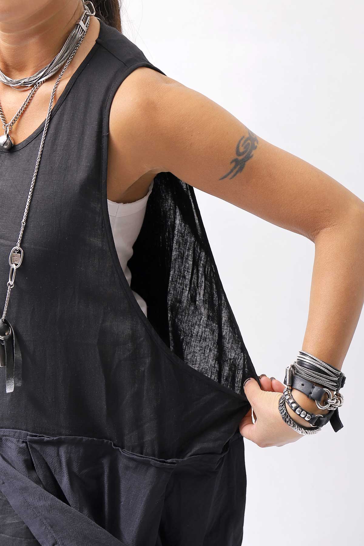 【studio b3】 MULTIWAY TOP&amp;SLEEVELESS TOP SET NB2156_BLACK