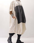 【RUNDHOLZ】 OVERSIZED PRINTED LIGHT SWEAT DRESS 127 0903_BLACK PAINT