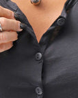 【studio b3】 FRONT BUTTON COTTON TANK TOP NB2059_BLACK