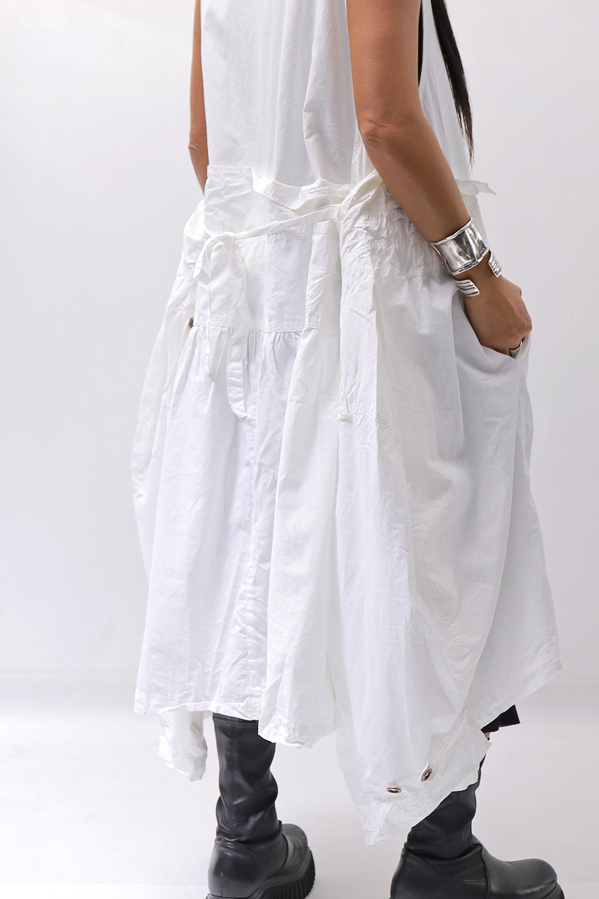【RUNDHOLZ】MULTIWAY COTTON DRESS _SEAFOAM FOG