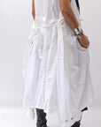 【RUNDHOLZ】MULTIWAY COTTON DRESS _SEAFOAM FOG