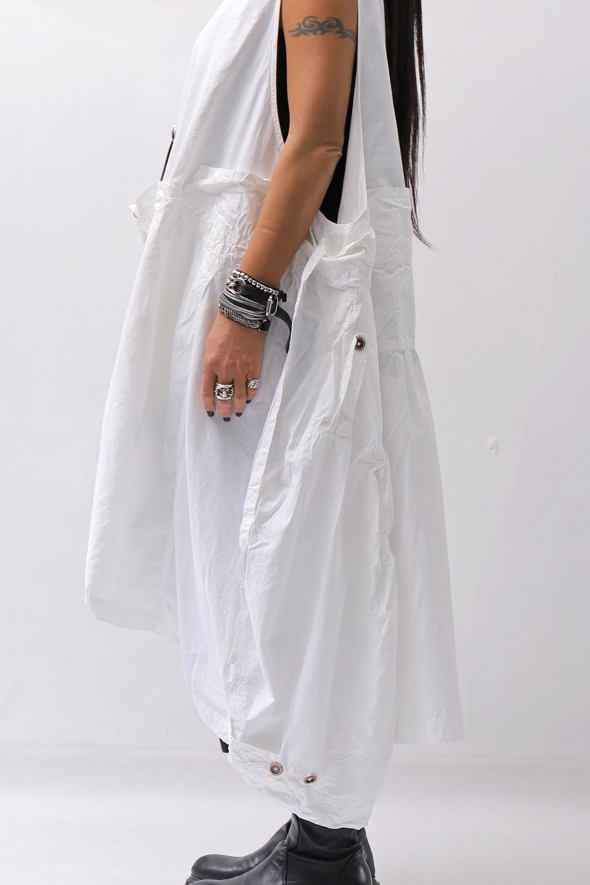 【RUNDHOLZ】MULTIWAY COTTON DRESS _SEAFOAM FOG