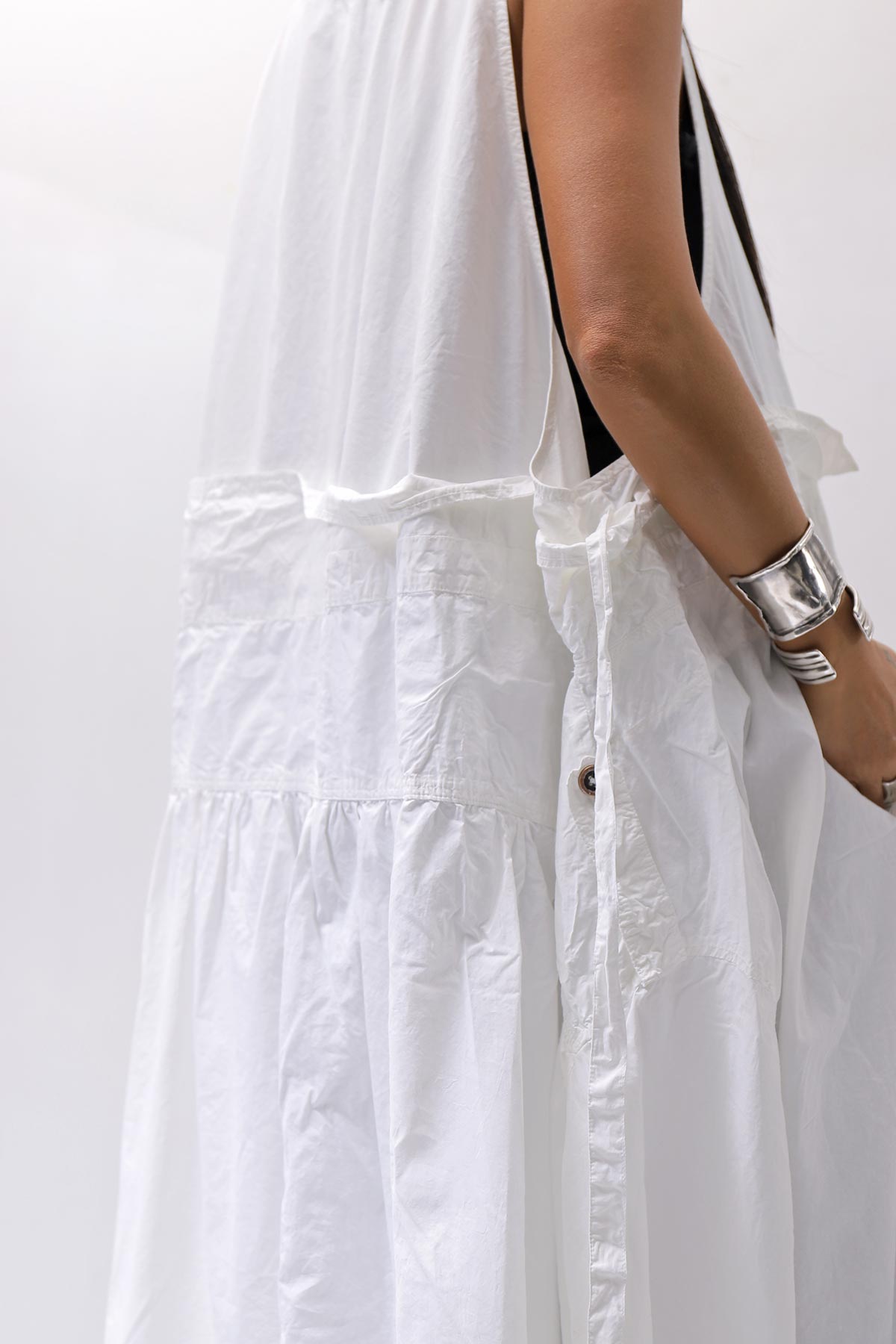 【RUNDHOLZ】MULTIWAY COTTON DRESS _SEAFOAM FOG