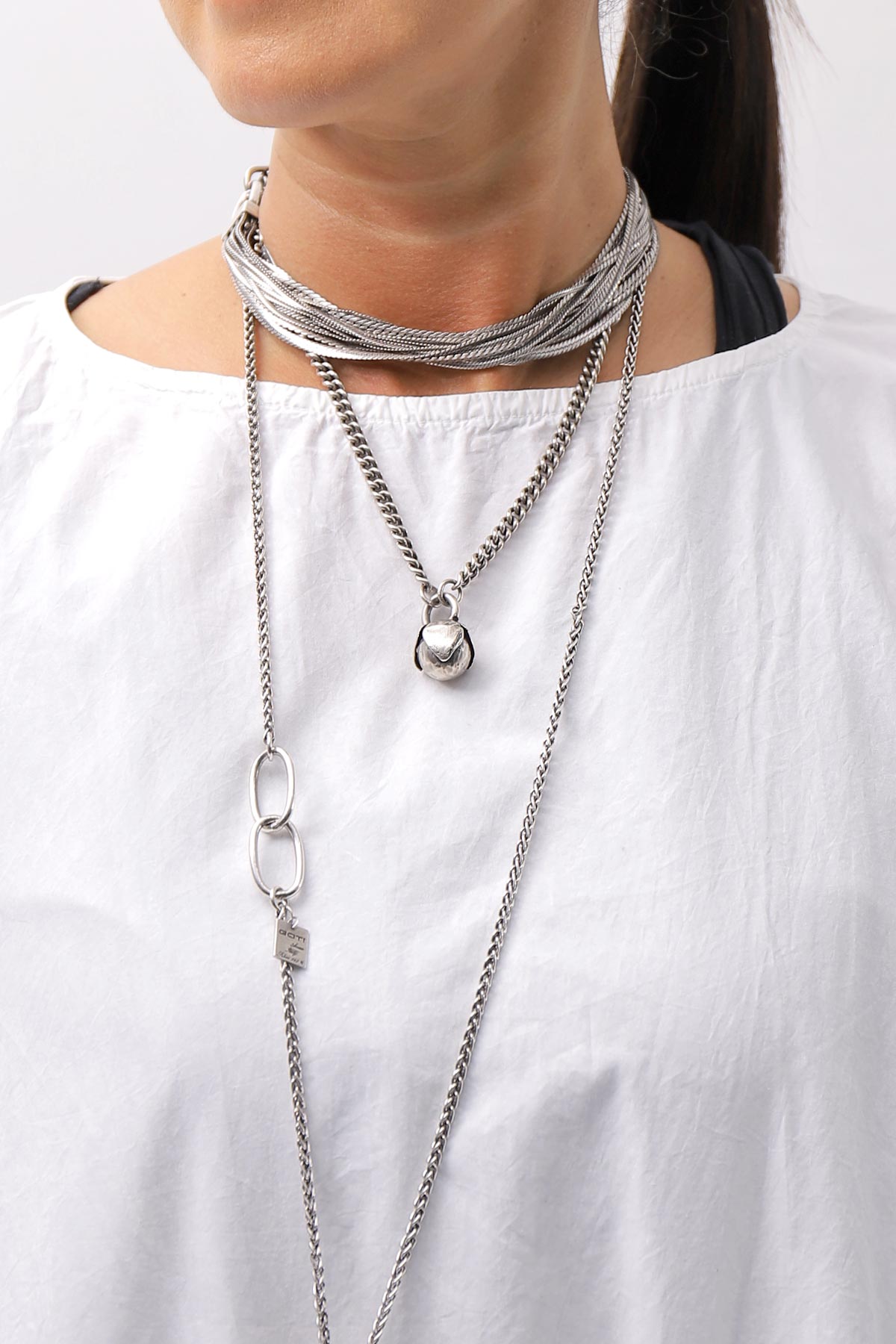 【RUNDHOLZ】MULTIWAY COTTON DRESS _SEAFOAM FOG