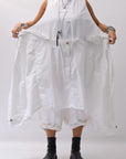 【RUNDHOLZ】MULTIWAY COTTON DRESS _SEAFOAM FOG