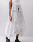 【RUNDHOLZ】MULTIWAY COTTON DRESS _SEAFOAM FOG