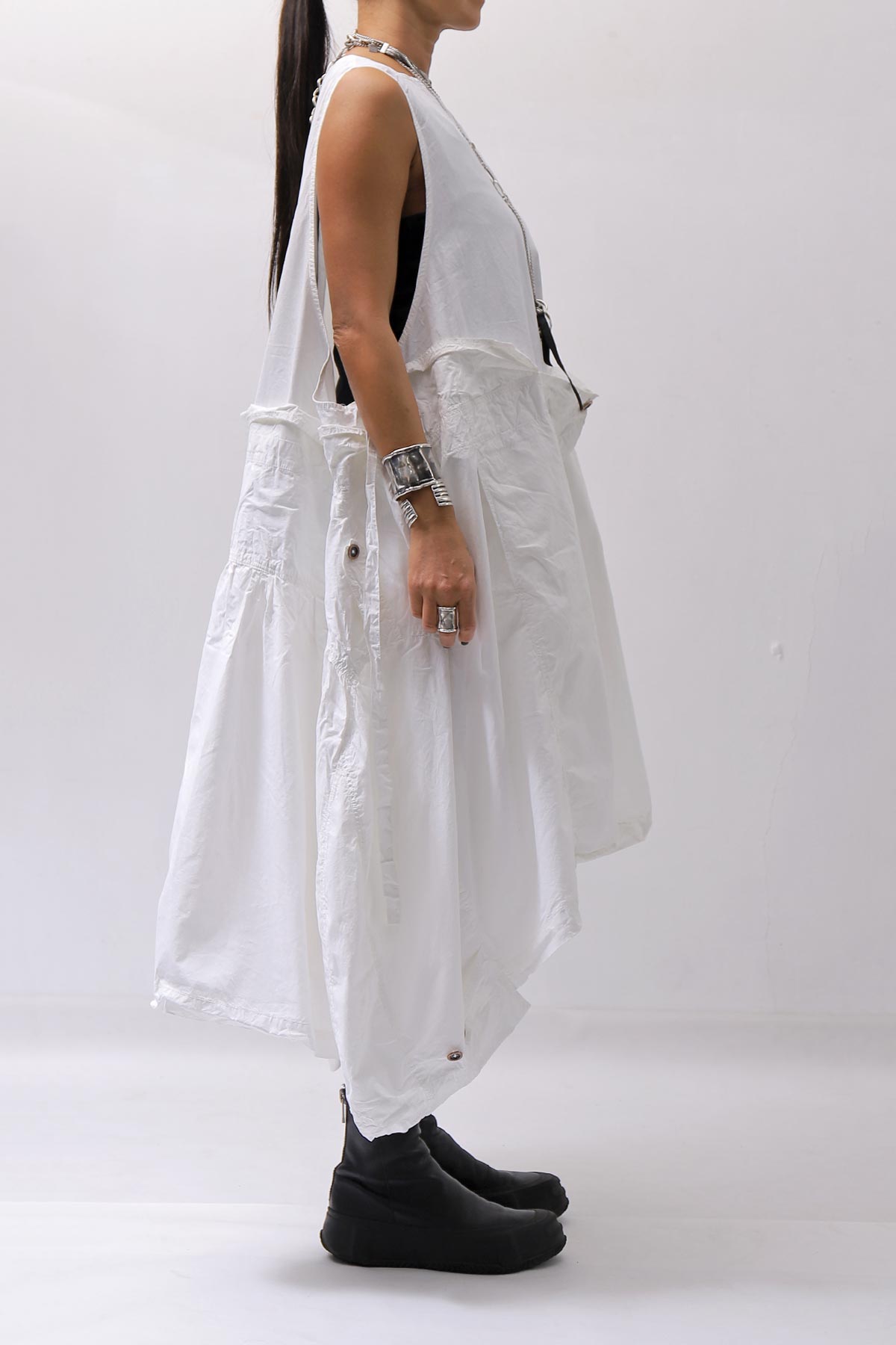 【RUNDHOLZ】MULTIWAY COTTON DRESS _SEAFOAM FOG