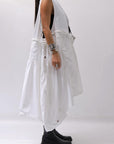 【RUNDHOLZ】MULTIWAY COTTON DRESS _SEAFOAM FOG