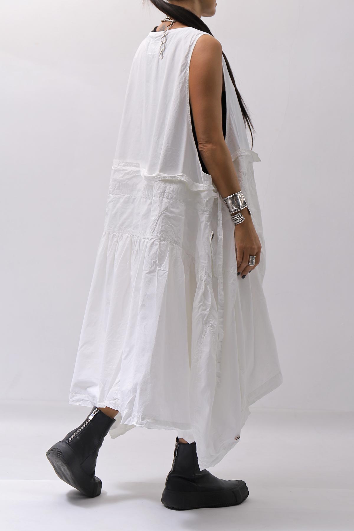 【RUNDHOLZ】MULTIWAY COTTON DRESS _SEAFOAM FOG