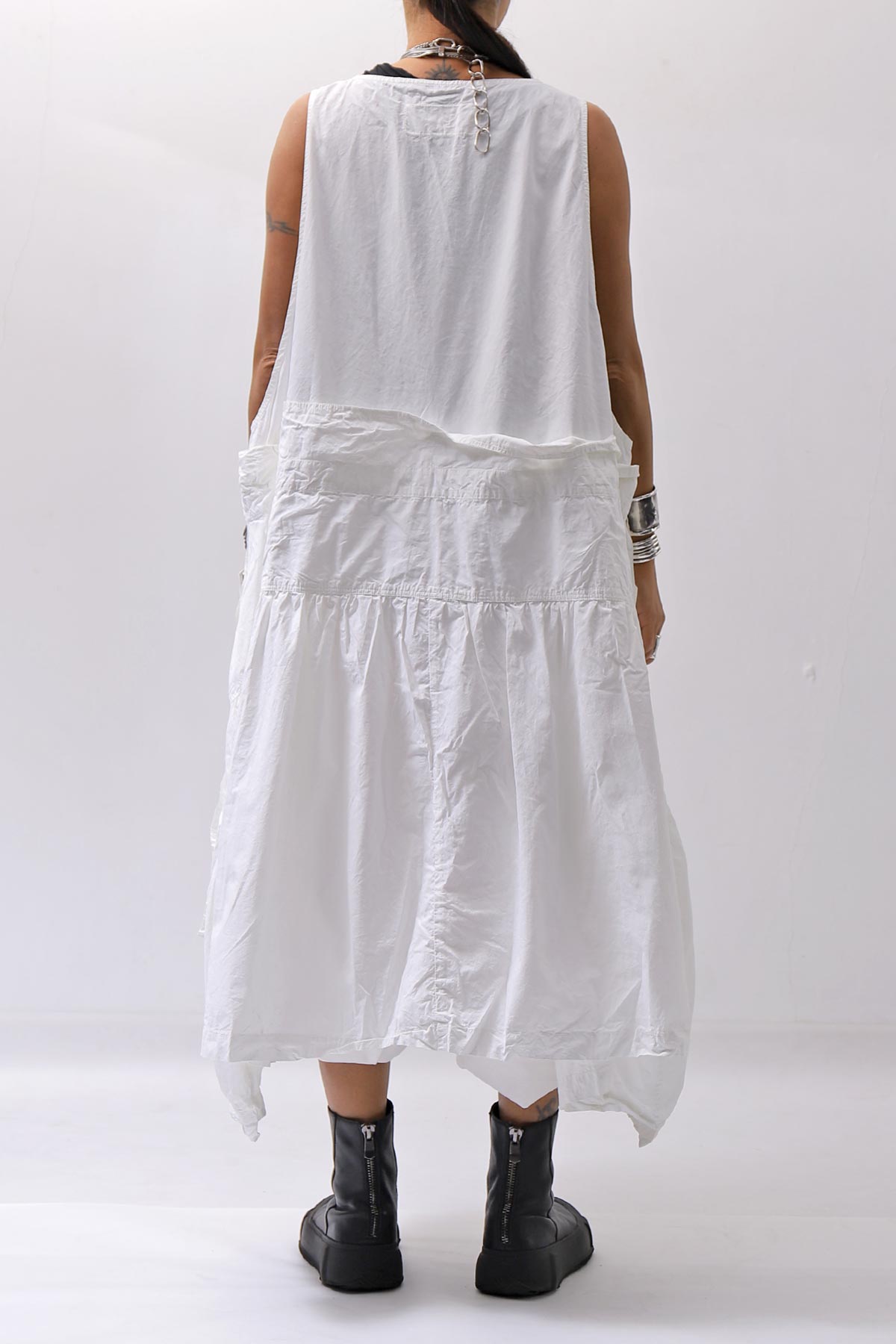 【RUNDHOLZ】MULTIWAY COTTON DRESS _SEAFOAM FOG