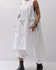【RUNDHOLZ】MULTIWAY COTTON DRESS _SEAFOAM FOG