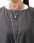 【RUNDHOLZ】MULTIWAY COTTON DRESS _BLACK GLOSS
