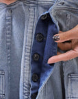 【RUNDHOLZ】 BIG POCKETS DENIM SKIRT _INDIGO STONEWASH